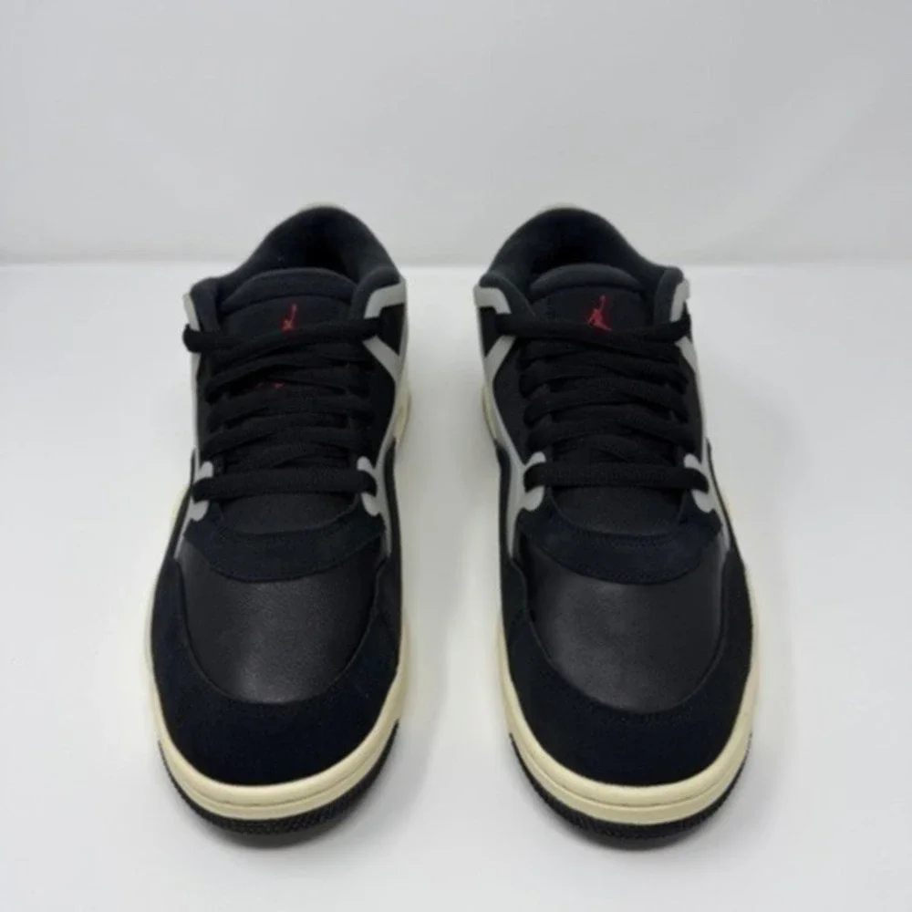 Air Jordan 4 RM Black/Gym Red/Sail/Coconut Sneakers Mens 11.5 - NWT FQ7939 006‎